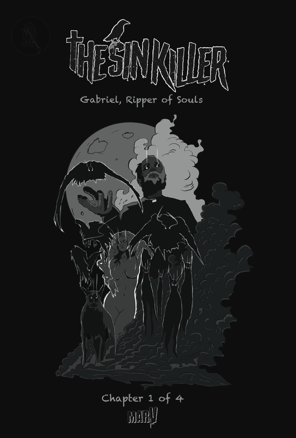 The Sin Killer #2: Gabriel Ripper of Souls Mike Jimmy de Bruin Comic Creator Comic Colorist Comic Inker Comic Writer Author IndieCD Independent Creator Directory