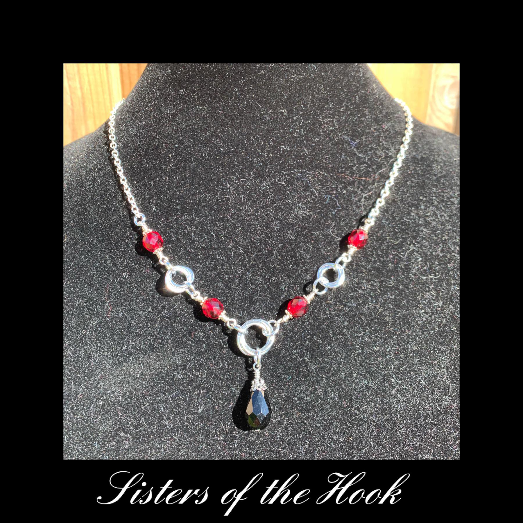 Necklace Sisters of the Hook Crafter Jewelry Maker Streamer IndieCD Independent Creator Directory